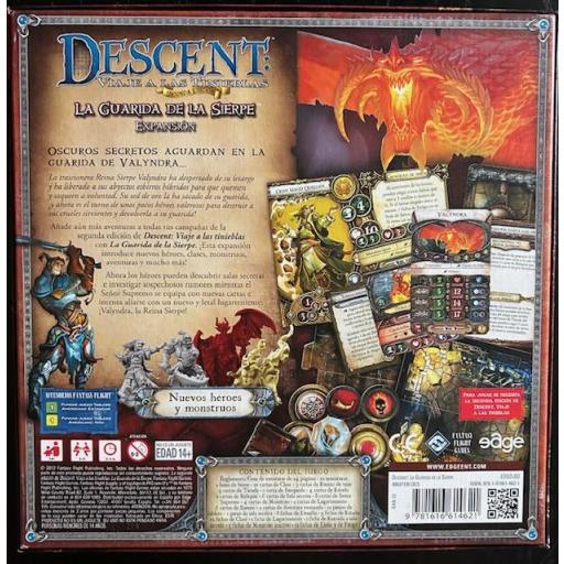 Descent: Viaje a las Tinieblas. La Guarida de la Sierpe + Lugarteniente Valyndra [1]