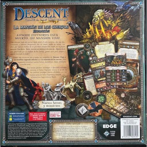 Descent: Viaje a las Tinieblas. La Mansión de los Cuervos + Lugarteniente Skarn [1]