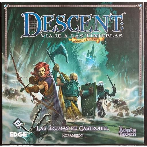 Descent: Viaje a las Tinieblas. Las Brumas de Castrohiel + 3 Lugartenientes