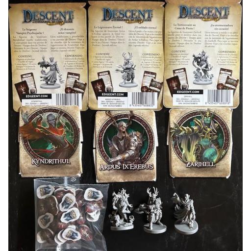 Descent: Viaje a las Tinieblas. Las Brumas de Castrohiel + 3 Lugartenientes [4]