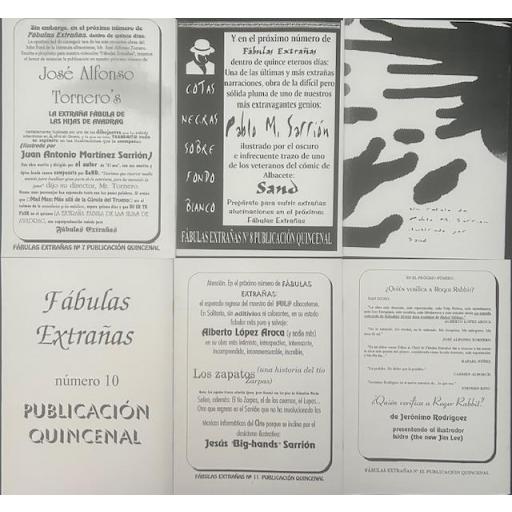 Pack Fanzine Fábulas Extrañas 7-12 [1]