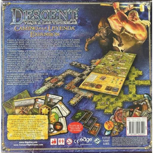 Camino a la Leyenda, expansión Descent. Viaje a las tinieblas 1ª edición [1]
