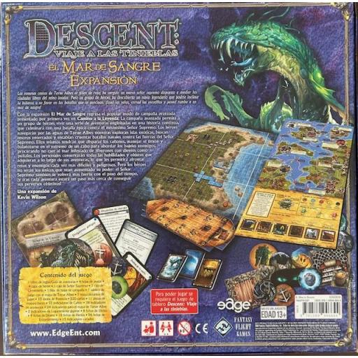 El Mar de Sangre, expansión Descent. Viaje a las tinieblas 1ª edición [1]