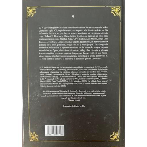Yo soy Providence, volumen I. La vida y época de H. P. Lovecraft [1]