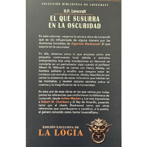 El que susurra en la oscuridad (Biblioteca de Lovecraft 6) [1]