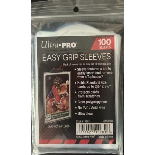 Fundas Standard 63mm x 88mm Easy Grip (100 fundas) Ultra Pro