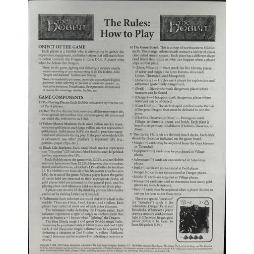 The Hobbit Adventure Boardgame [4]