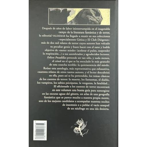 Felices Pesadillas. Los mejores relatos de terror aparecidos en Valdemar [1]
