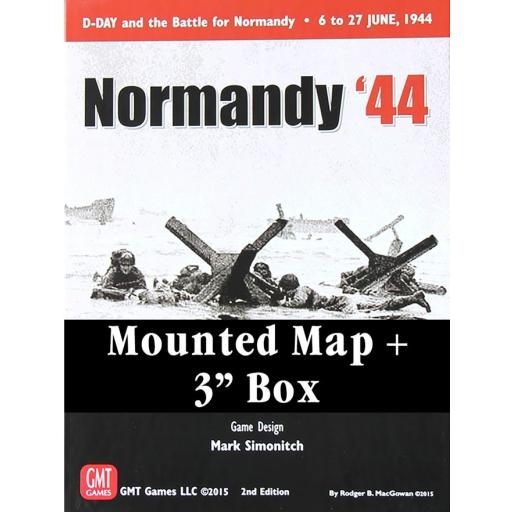 Normandy '44: Mounted Map + 3" Box