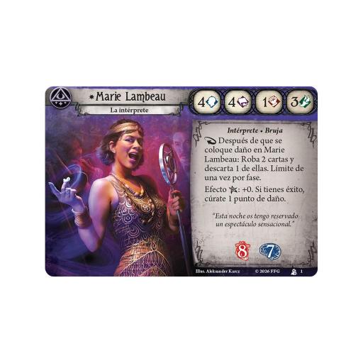 Arkham Horror LCG: Marie Lambeau - Mazo de Investigador [2]