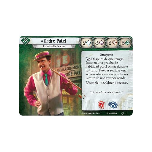 Arkham Horror LCG: André Patel - Mazo de Investigador [2]