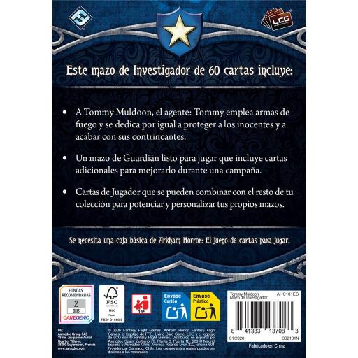 Arkham Horror LCG: Tommy Muldoon - Mazo de Investigador [3]