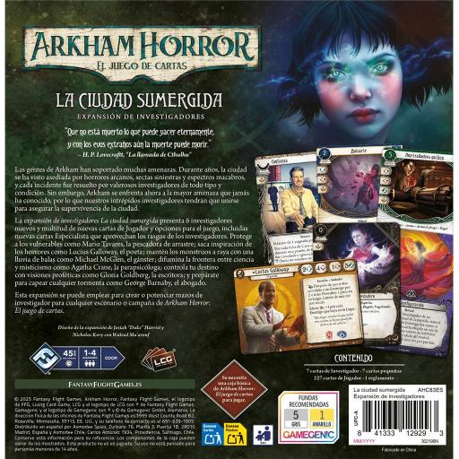 Arkham Horror LCG: La Ciudad Sumergida - Expansión de Investigadores [1]