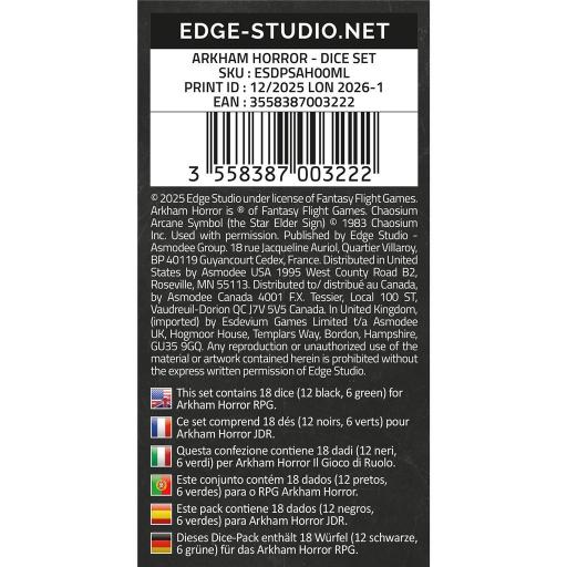 Arkham Horror RPG: Dice Set [2]