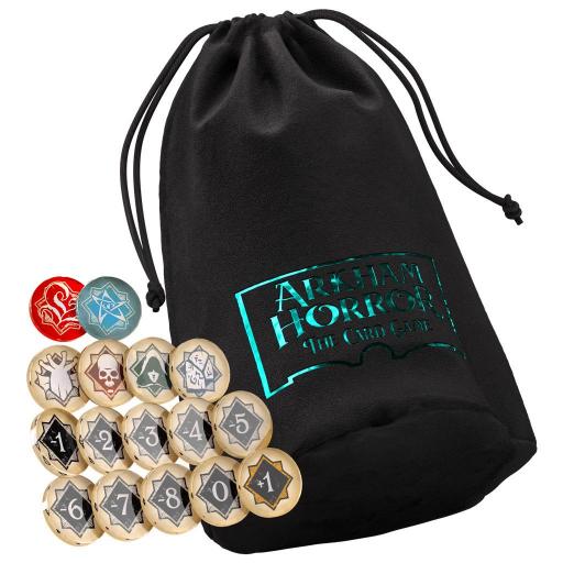 Arkham Horror: Chaos Tokens + Token Bag [1]