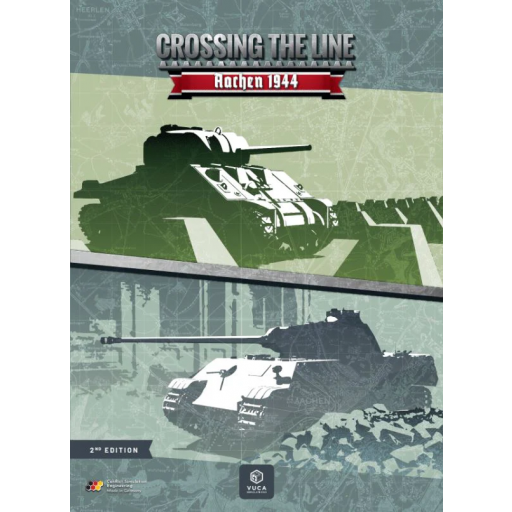 Crossing the Line - Aachen 1944 (2nd Edition) with mounted mapboard [0]