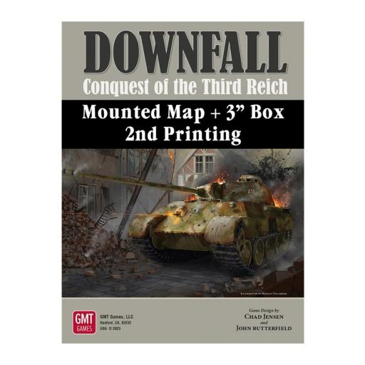 Downfall: Conquest of the Third Reich, Mounted Map + 3'' Box, 2nd Printing [0]