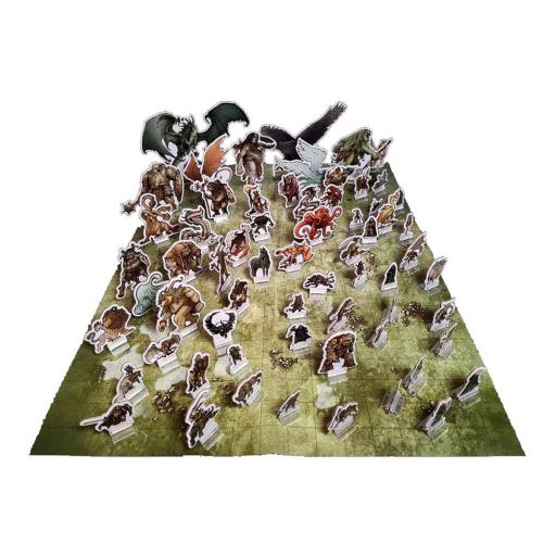 Dragonbane - Peones del Bestiario + mapa