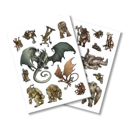 Dragonbane - Peones del Bestiario + mapa [1]