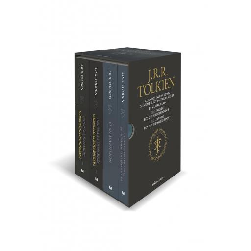 Estuche Tolkien 2 (El Silmarillion, Cuentos Inconclusos e Hª Tierra Media 1 y 2)