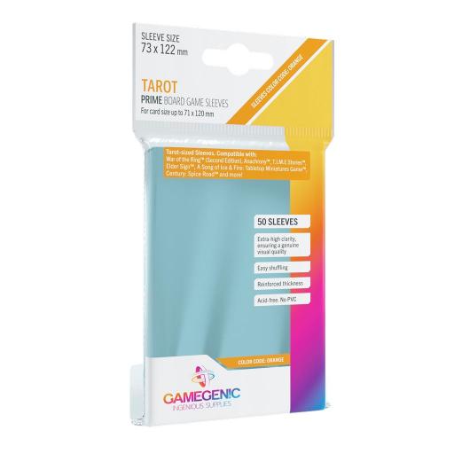Prime Tarot-Sized Sleeves 73x122 mm (50)