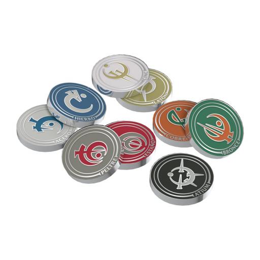 Nacidos de la Bruma, el juego de construcción de mazos - Fichas de Metal [2]