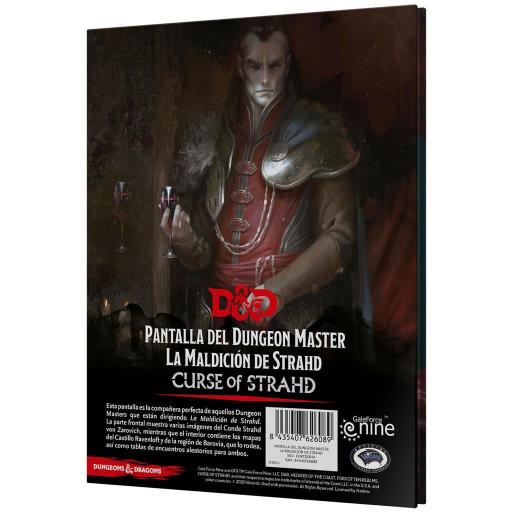 D&D: Pantalla del DM - La Maldición de Strahd