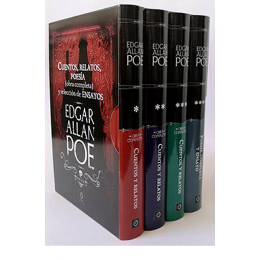 Edgar Allan Poe. Obra completa (estuche 4 volúmenes)