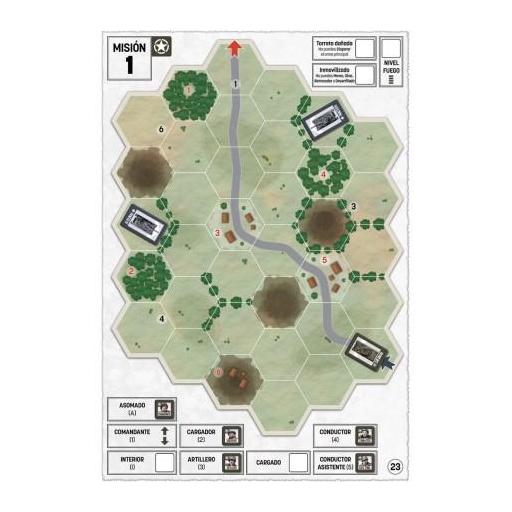 Sherman Solitario + Plancha de fichas + extras edición Verkami [6]