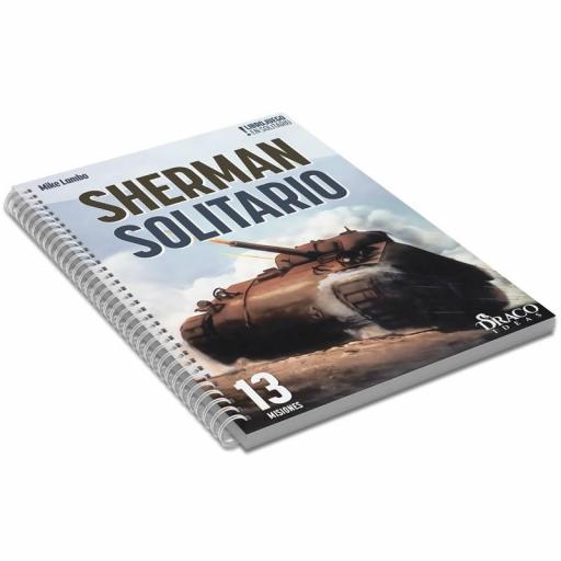 Sherman Solitario + Plancha de fichas + 18 Miniaturas + Set de dados [1]