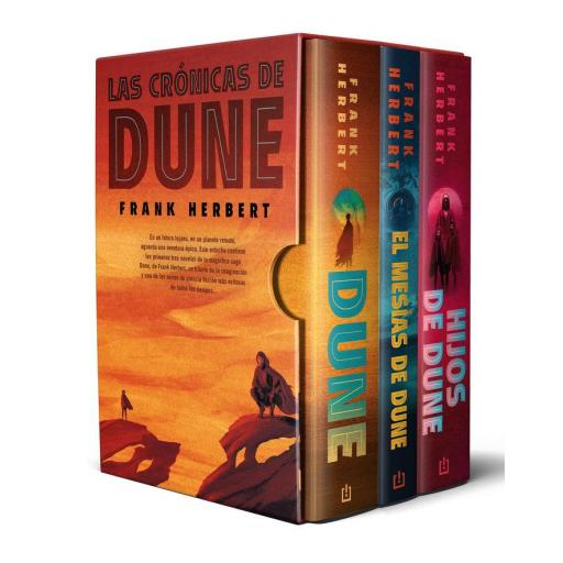 Trilogía Dune, edición de lujo (estuche con Dune, El Mesías de Dune e Hijos de Dune)