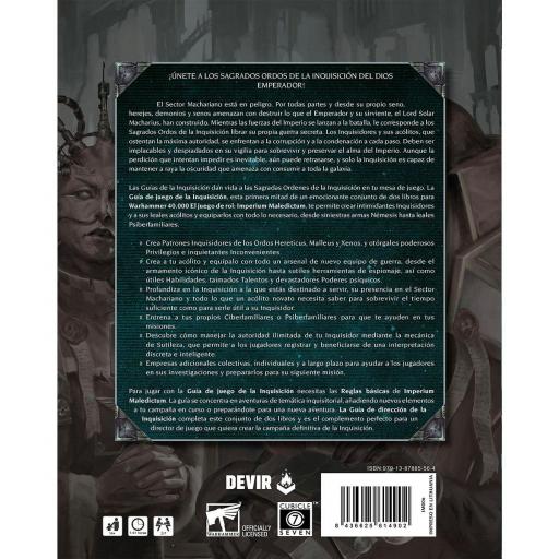 Warhammer 40.000: Imperium Maledictum - Guía de juego de la Inquisición [4]