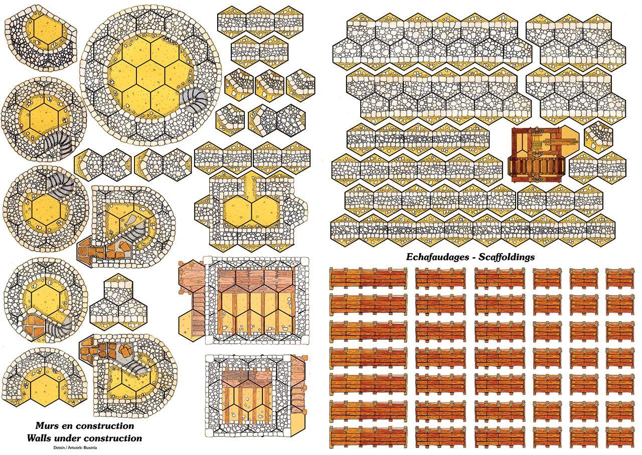 Walls and Scaffolding V2, complementos para la Saga Normanda