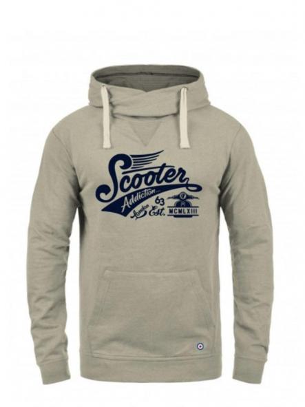 Sudadera Scooter Addiction beige