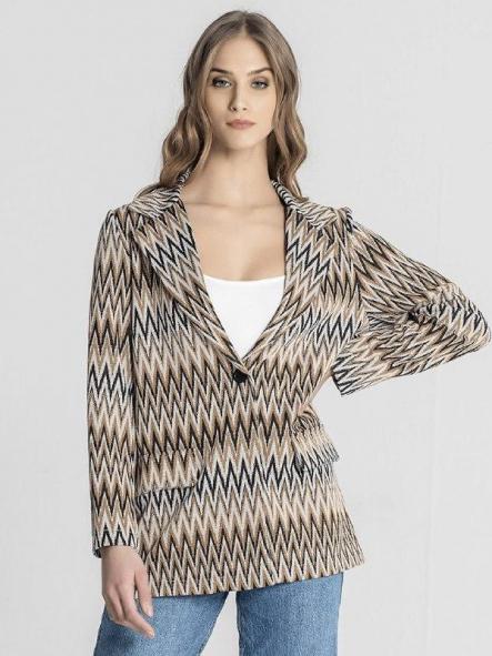 Chaqueta zigzag