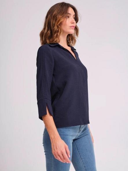 Blusa cuello de pico
