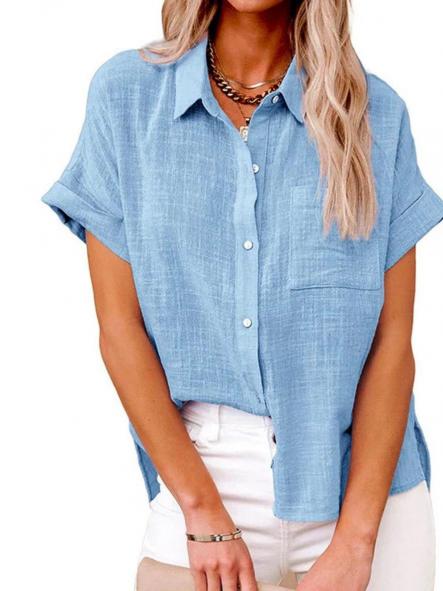 Camisa manga corta bolsillo