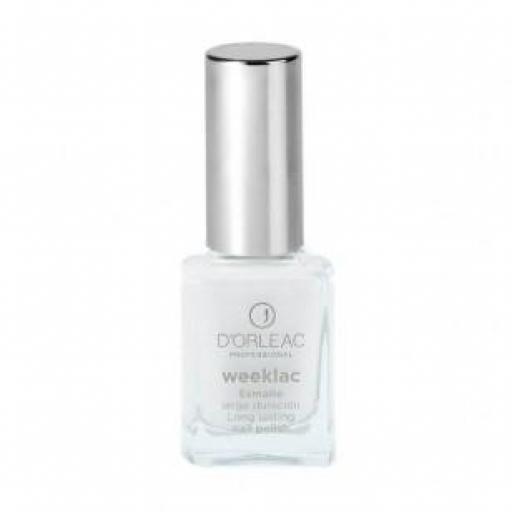 Esmalte de uñas Weeklac Nº0 Blanco D'Orleac - Larga duración