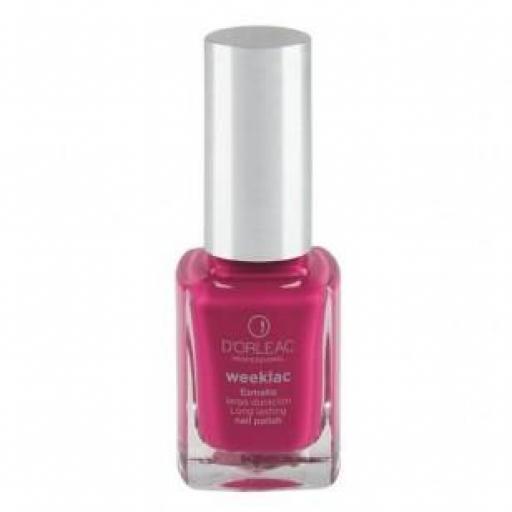 Esmalte de uñas Weeklac Nº6 Fucsia D'Orleac - Larga duración