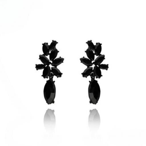 Pendientes de noche negros