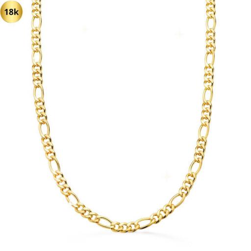 Cadena hueca de oro 18k Cartier grosor 4,5 mm