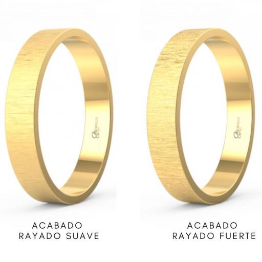 Alianza de Oro 18k Plana 3.5 mm (Grosor 1,3 mm) – Elegancia Atemporal  [3]