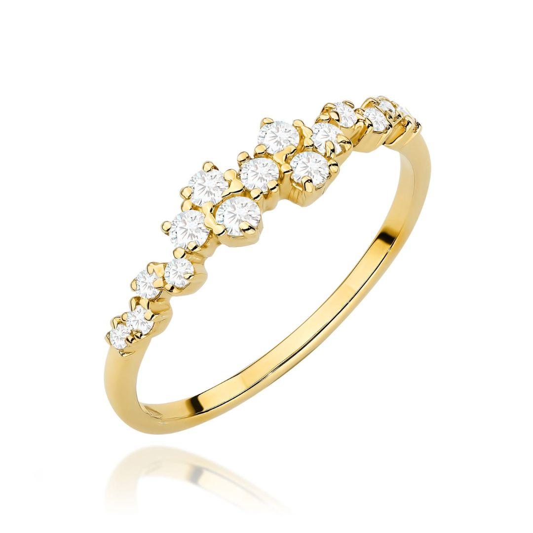 Anillo Bellissima Diamantes 0,33 ct en Oro 14K