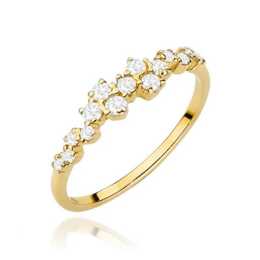 Anillo Bellissima Diamantes 0,33 ct en Oro 14K