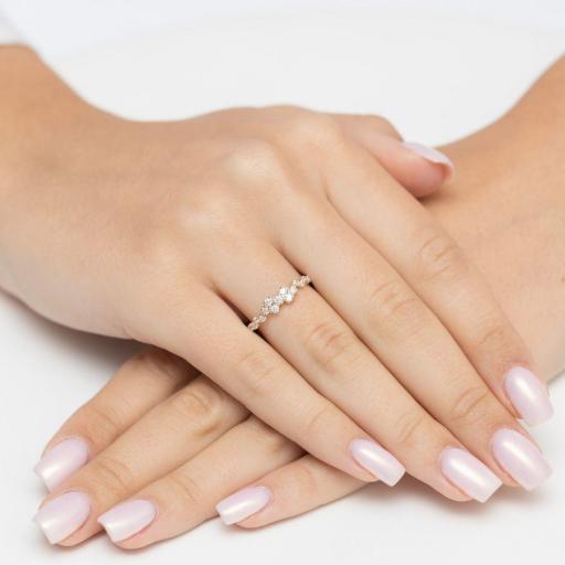 Anillo Bellissima Diamantes 0,33 ct en Oro 14K [3]