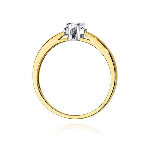 Anillo Diamar Oro Amarillo 9K con Diamante de Laboratorio – Elegancia Brillante [2]