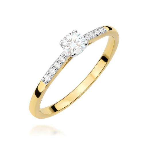 Anillo Elia Diamantes 0,32 ct en Oro 14K