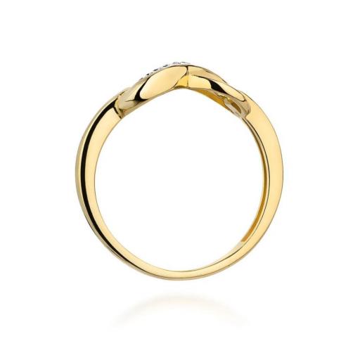 Anillo Infinity Leandria de Oro 14K con Diamantes [2]