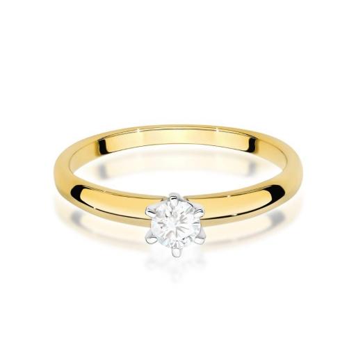 Anillo Lira Diamante 0,25 ct en Oro 14K [1]