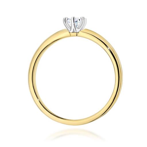 Anillo Lira Diamante 0,25 ct en Oro 14K [2]